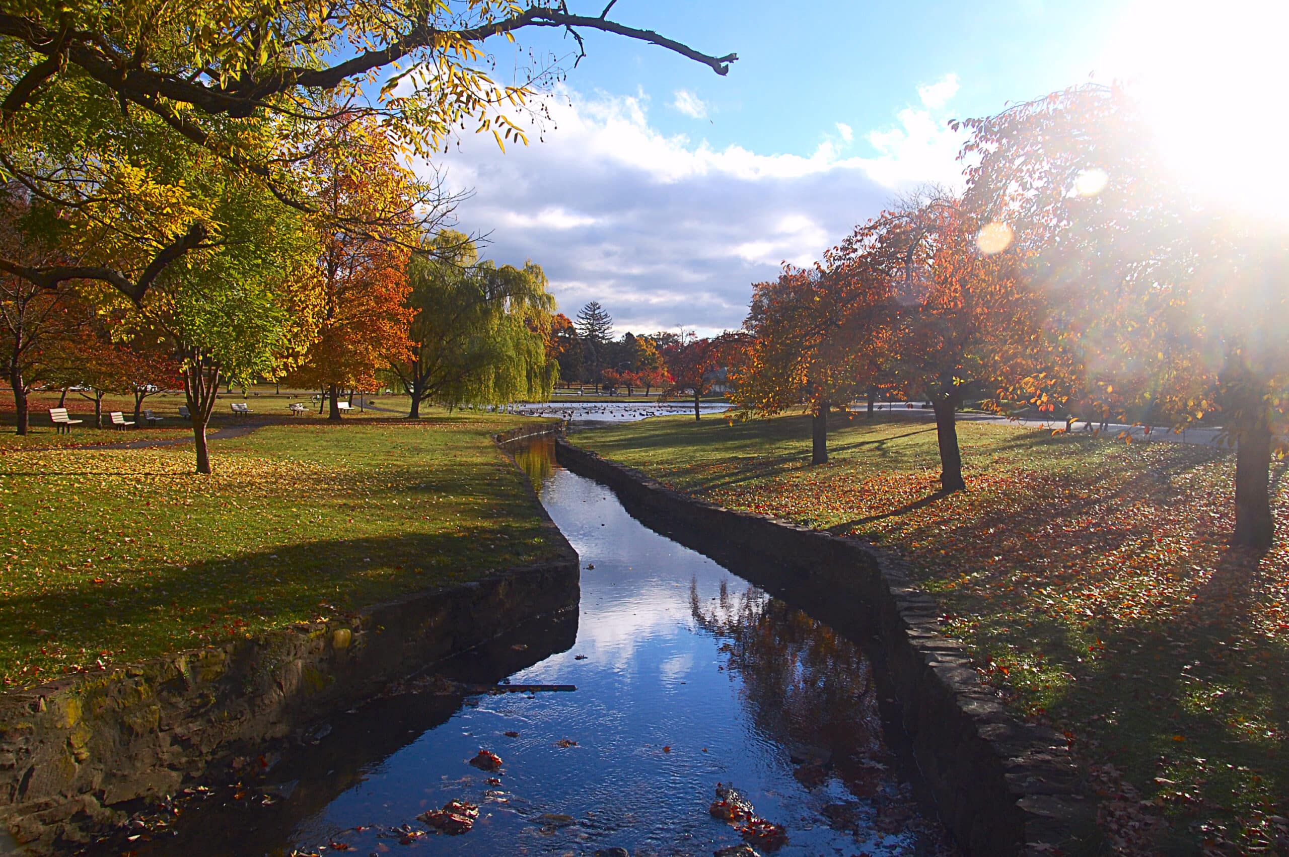 Third Ward Park—Passaic—New Jersey in the fall