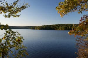 A beautiful shot of the Clinton Reservoir in New Jersey